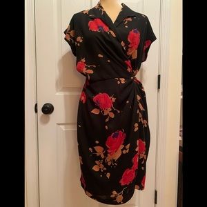 Wrap around spring/summer cocktail dress